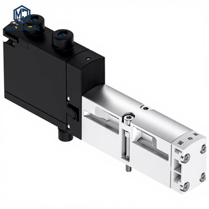 วาล์วนิวแมติกแบบโซลินอยด์ VSVA-B-P53BD-ZD-A2-1T1L มาตรฐาน ISO 15407-2 แบบ 5/3 ทาง ติดตั้งบนฐานย่อย กว้าง 26 มม. วาล์วควบคุมลมสำหรับระบบอัตโนมัติ - Product Image 1