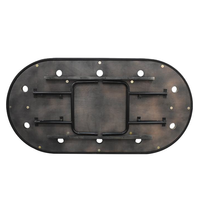 Table de poker en bois de qualité casino YH avec pieds pliants, imperméable, type Texas Hold'em, couleur personnalisable