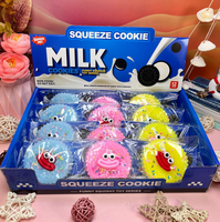 Nouvel Arrivage Jouet Squishy Géant en Forme de Biscuit Sandwich, Amusant à Presser, Anti-Stress pour Étudiants, Boîte Mystère, Vente en Gros