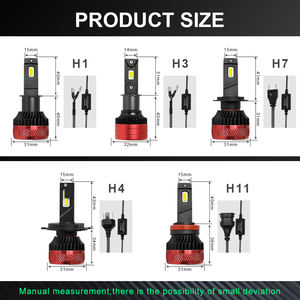 Kits de Conversión de Bombillas LED de Alta Potencia de 16-100 V y 90 W para Camiones, Bombilla LED <span class=keywords><strong>H1</strong></span> CANbus H3 <span class=keywords><strong>H1</strong></span> H7 H4, Faros LED de 24 V para Camiones - Product Image 6