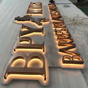 Insegna Pubblicitaria per Esterni in Acciaio Inox con Lettere Seiko, Moduli <span class=keywords><strong>LED</strong></span> per Trasformatori, <span class=keywords><strong>Design</strong></span> in Metallo Impermeabile per Pareti - Product Image 4