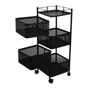 Корзины для хранения из углеродистой стали с четырехслойным контейнером для пищевых продуктов - Product Image 2