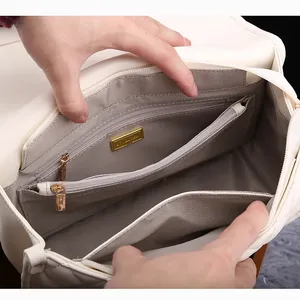 Bolso de Mano Cruzado de Un Solo Hombro de Moda para Mujer Loumixer 2026, Bolso de Hombro de Material PU con Forma de Almohada - Product Image 4