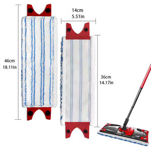 Almohadillas para fregar suelos, almohadillas para fregona de limpieza aptas para <span class=keywords><strong>Vileda</strong></span> 2inl, almohadillas para fregona plegable de microfibra de repuesto - Product Image 1