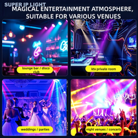 Luz PAR RGBW 4 en 1 de 27 LED, 280W, con controlador DMX, iluminación de escenario para fiestas, discotecas, DJ, KTV
