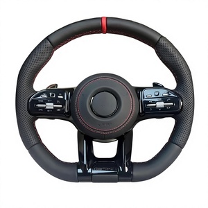 Volant en cuir LED en fibre de carbone d'occasion pour W245 W204 W212 W221 C117 pour voitures GT – Performance et style améliorés - Product Image 2