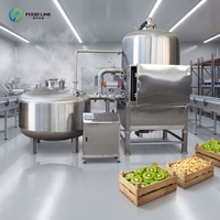 Mesin Penggorengan Vakum Industri Otomatis Penuh dengan Kontrol PLC untuk Keripik Sayuran Labu dan Wortel, Mesin Penggorengan Minyak Rendah