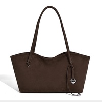 Nouveau Sac Fourre-tout en Daim PU Tendance 2026 pour Femme, Sac à Bandoulière de Luxe en Similicuir Grande Capacité