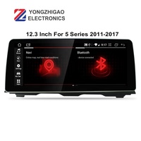 YZG Pantalla Grande de 12.3 Pulgadas 4+64GB 1920x720 Reproductor Multimedia Android para Auto para BMW F10 F11 Serie 5 2011 2012 2013 2014 2015 2016