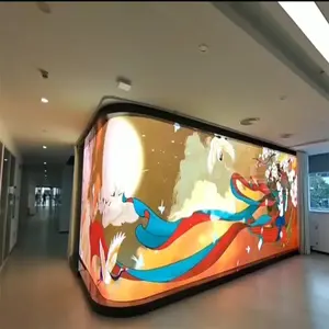 P16 Indoor Led Film Scherm Raam Glas Eenvoudig Te Installeren Flexibel Gordijn Transparante Digitale Bewegwijzering Led Film 4K Rgb Led Videomuur