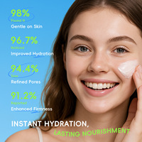 Crème de Jour Hydratante et Nourrissante LAKOU à l'Acide Hyaluronique et au Collagène 30g pour Femme – Marque Privée OEM ODM OBM – Lisse, Douce et Éclaircissante