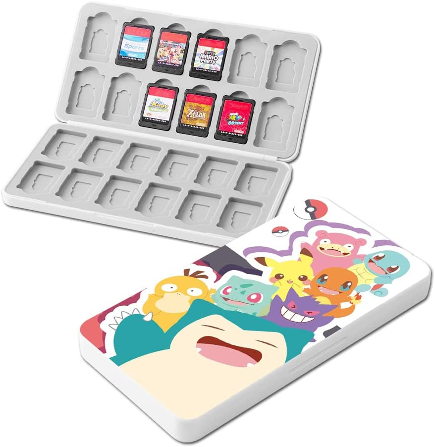 Пользовательские Милые узоры 24 слотов для карт Магнитный карточная игра чехол Коробка для хранения игровых аксессуаров для Nintendo Switch