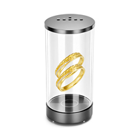 FYD-09 nouveau Portable 3D hologramme cylindre boîte ronde hologramme cylindre boîte pour Table publicité affichage
