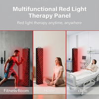 Appareil de photothérapie infrarouge LED vertical le plus vendu OEM/ODM. Appareil de beauté à lumière rouge grand format pour la maison.