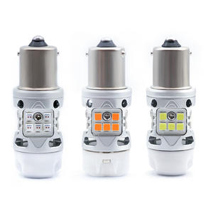 Lámpara de ancho de cúpula automotriz, luz de freno Switchback de estacionamiento, Bombilla Dc 12V 1156 BA15S P21W, Led inverso BAU15S PY21W Canbus Led T20 - Product Image 2