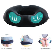 Oreiller orthopédique à mémoire de forme, coussin médical en mousse à donuts, vente en gros, 1 pièce