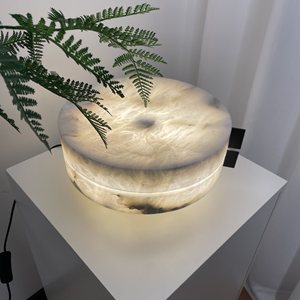 Atotalof Chinese Style Marble <b>Table</b> Lamp E27 LED 220V Switch Control For Bedroom Living Room <b>Study</b> Eye Caring - Product Image 5