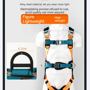 <span class=keywords><strong>CE</strong></span> bersertifikat konstruksi industri Harness keselamatan kekuatan tinggi poliester jatuh perlindungan untuk pekerja penyelamatan tali memanjat - Product Image 2