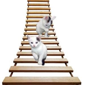 Nieuwe Aankomst <span class=keywords><strong>Sisal</strong></span> Kat Muur Gemonteerde Klimopstapbrug Kat Touw Ladder Kat Muur Meubilair - Product Image 6
