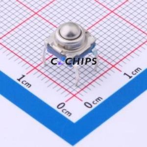 GT-TC179A-H0665-L1 Tactile Switch DIP,7.2x7.2mm Switch Single Pole Single Throw Sphere Button 1.3N Vertical Mount - Product Image 1