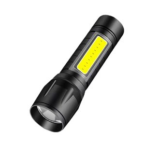 Potente <span class=keywords><strong>Mini</strong></span> zoomabile <span class=keywords><strong>torcia</strong></span> a LED in lega di alluminio COB e XPE batteria USB ricaricabile <span class=keywords><strong>torcia</strong></span> - Product Image 2