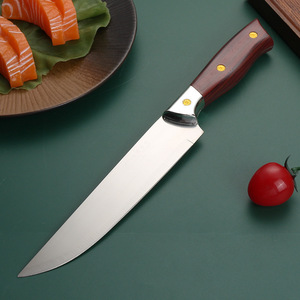 Cuchillo de Cocina de Acero Inoxidable para el Hogar, Cuchillo Especial para Chef para Cortar Carne de Cerdo, Res, Cordero y Frutas, con Mango de Madera, Venta al por Mayor - Product Image 3