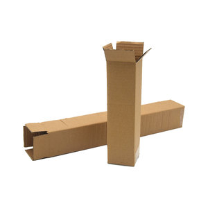 Longue boîte d'emballage personnalisée offre gratuite impression numérique transport emballage carton ondulé recyclable - Product Image 1
