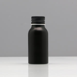 Bouteilles rechargeables en aluminium noir mat, argent, or, avec bouchon à vis anti-fuite pour shampoing, lotion, gel douche, soins personnels - Product Image 3