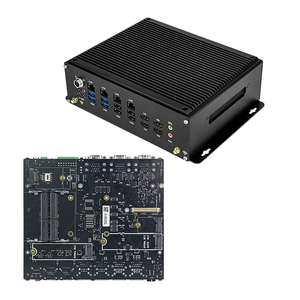 Mini PC Industrial 4* 4K HDMI I7 8305G 2.5G LAN *2 DDR4 14*GPIO 6*COM Tarjeta AMD <span class=keywords><strong>Vega</strong></span> Linux Pfsense Computadora Industrial con Ventilador - Product Image 1
