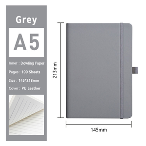 Libreta de Notas Personalizada de Alta Calidad para Oficina, con Líneas, Impresa, de Cuero PU, Tapa Dura A5, con Logotipo - Product Image 5