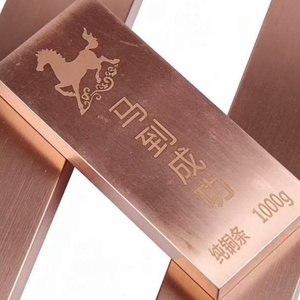 Barre de Cuivre Pure à 99,9 % de 1 kg, Poids Personnalisé, Vente en Gros, Lingot de Cuivre Fin 999 pour Collection et Investissement - Product Image 2