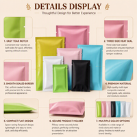 Sachet de thé matcha personnalisé avec logo, emballage individuel en poudre, pochette à marque privée, sac en aluminium anti-humidité