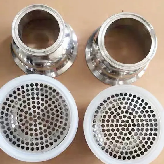 Stainless Steel Bowl Reducer with filter plate disc and screen mesh use for falling film