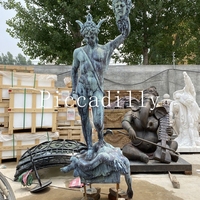 Statue de tête de Méduse de la fonderie à prix bas