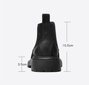 Botas de Tobillo Marrones de Alta Calidad para Hombre, Mocasines de Cuero Británico Lavado, Estilo Retro, con Cordones y Suela Goodyear, Impermeables - Product Image 2