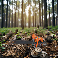 Tronçonneuse Industrielle Professionnelle à Essence de Haute Qualité, Grande Puissance, Idéale Bricolage, Haute Performance de Coupe, Scie à Bois Thermique