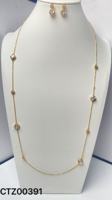 Nouveau Collier Papillon Zircon Plaqué Or 18K en Laiton Haut de Gamme pour Femme – Vente Chaude en Gros