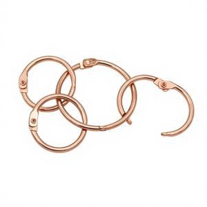 Anillas de Encuadernación de Hojas Sueltas EWANG en Oro Rosa para Cuadernos, Libros y Folletos - Product Image 1