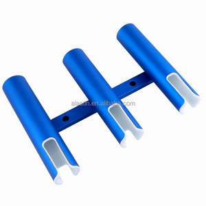 ALASTIN Porte-<span class=keywords><strong>canne</strong></span> à pêche en aluminium 3 maillons 4 tubes Porte-<span class=keywords><strong>canne</strong></span> à pêche mural - Product Image 4