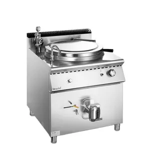 Commercial Stainless Steel Gas Jacketed Boiling Pan