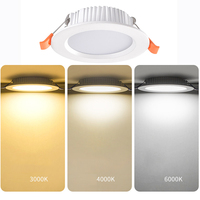 Downlight blanc 7w 12w 18w 24w 32w downlight encastré ultra mince led downlight sans garniture