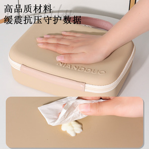 Bolsa de almacenamiento digital Niandduo, estuche de viaje portátil a prueba de golpes para electrónicos, organizador de cables de datos - Product Image 1