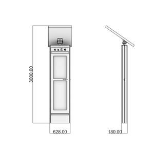 High-performance Customized Outdoor Solar Wayfinding LCD Touchscreen Digital Poster Bus Stop Information <strong>Signage</strong> 1 Year Warranty - Product Image 3