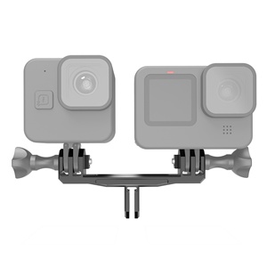 Support double pour barre d'extension, fixation double pour caméra d'action GoPro Hero 13 DJI 6 5 Insta360, accessoire pour caméra d'action Vlog - Product Image 1