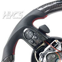 Accessoires de voiture Intérieur LED Volant en fibre de carbone pour BMW Mini Cooper R55 R56 R57 R58 R59