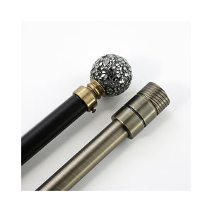 Ensemble de tringles à <span class=keywords><strong>rideaux</strong></span> en métal à double barre moderne, accessoires de fenêtre du fabricant, maison, bureau, élégant, double barre à <span class=keywords><strong>rideaux</strong></span> de style européen - Product Image 6