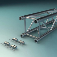 Estructura de Aluminio para Escenarios, Resistente, con Conexión de Pernos, para Eventos en Interiores y Exteriores, Espectáculos, Ceremonias