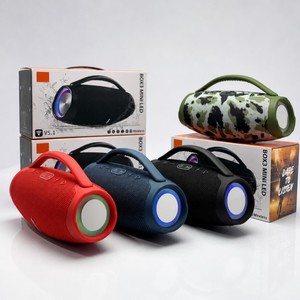 ลำโพงพกพา New Boombox3 LED 10W เสียงเบสหนัก พร้อมหูหิ้ว เครื่องเล่นเพลงไร้สาย กันน้ำ สำหรับงานปาร์ตี้กลางแจ้ง ของขวัญสำหรับบ้าน รับผลิตแบบ OEM - Product Image 3