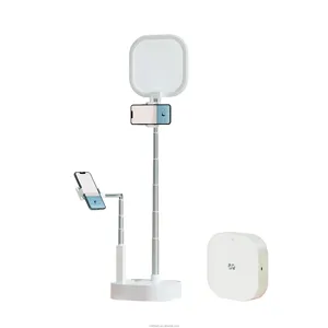 Soporte para teléfono móvil de piso de escritorio giratorio de 360 grados soporte ajustable plegable para tableta de teléfono para teléfono