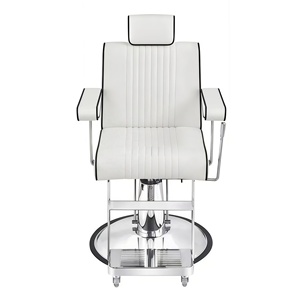 Sillón de Barbería Profesional de Alta Resistencia, Reclinable, Ergonómico, de Acero Inoxidable, Sillón de Peluquería de Lujo para Salón de Belleza - Product Image 3